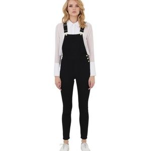 SSO Second Skin Overalls High Rise Skinny Black